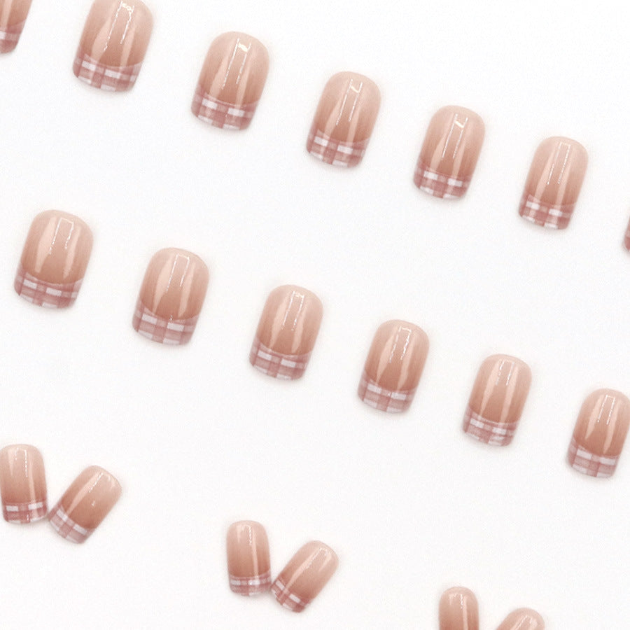 Elegant Minimalist Press-On Nail Set (24pcs) (DESIGN 7652)