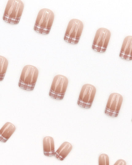 Elegant Minimalist Press-On Nail Set (24pcs) (DESIGN 7652)