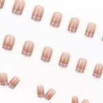 Elegant Minimalist Press-On Nail Set (24pcs) (DESIGN 7652)