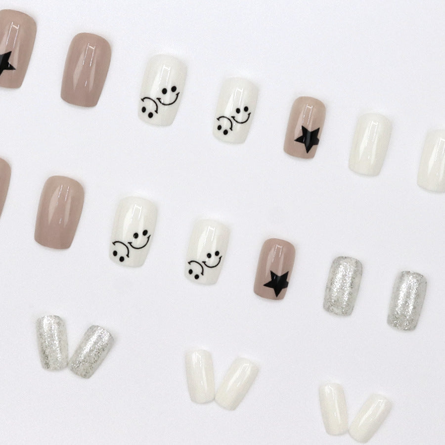 Elegant Minimalist Press-On Nail Set (24pcs) (DESIGN 7547)
