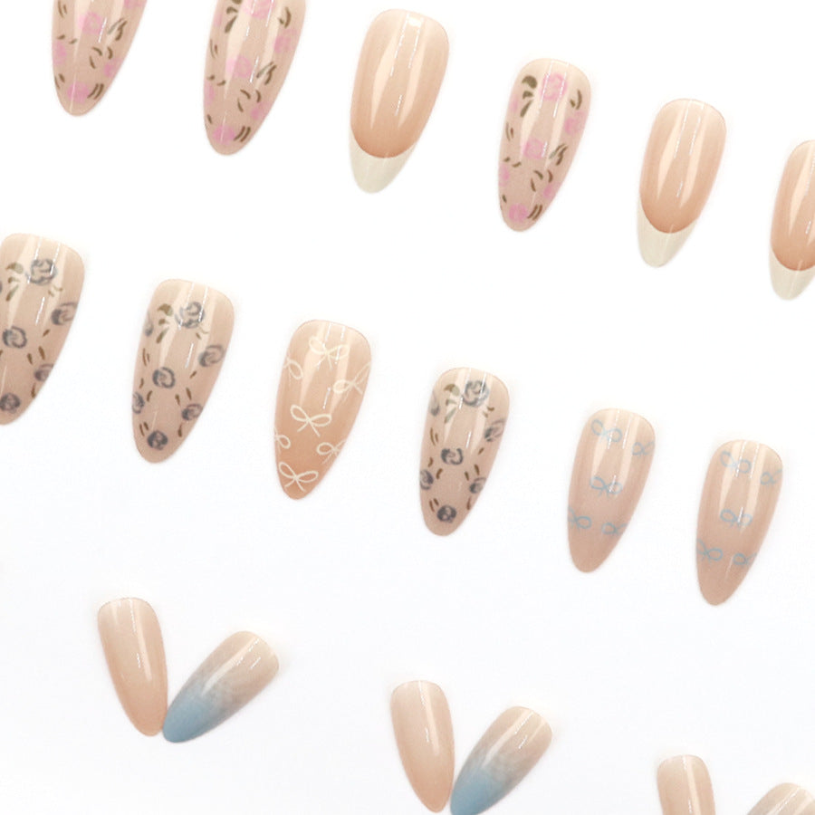 Elegant Minimalist Press-On Nail Set (24pcs) (DESIGN 7522)