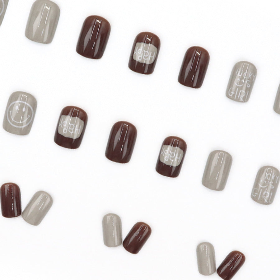 Elegant Minimalist Press-On Nail Set (24pcs) (DESIGN 7594)