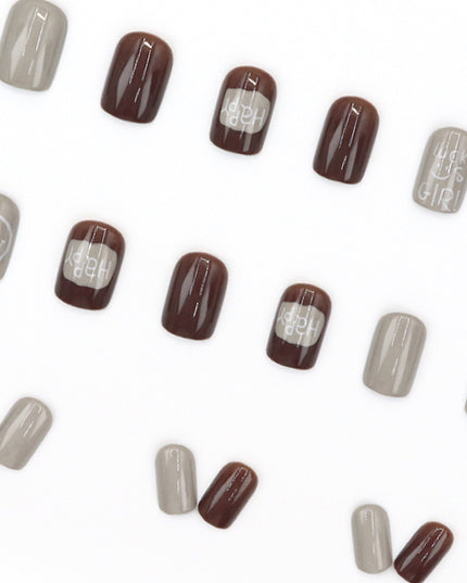Elegant Minimalist Press-On Nail Set (24pcs) (DESIGN 7594)
