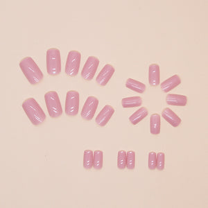 Elegant Minimalist Press-On Nail Set (24pcs) (DESIGN 7377)