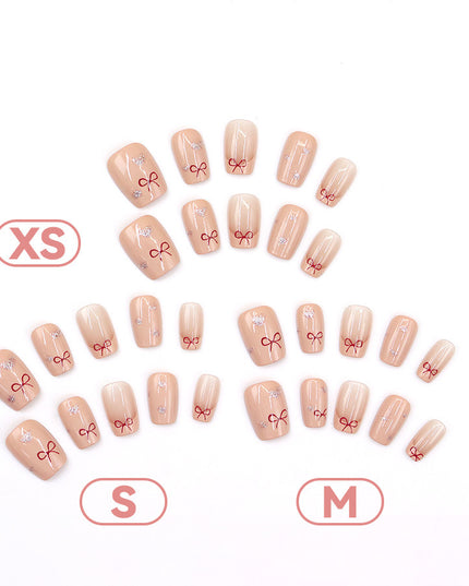 Elegant Minimalist Press-On Nail Set (24pcs) (DESIGN 7504)