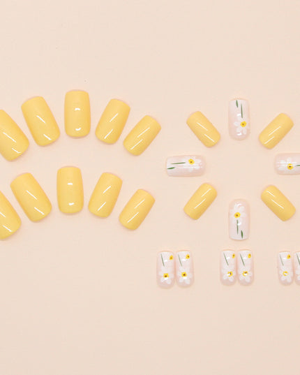 Elegant Minimalist Press-On Nail Set (24pcs) (DESIGN 7474)