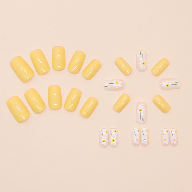 Elegant Minimalist Press-On Nail Set (24pcs) (DESIGN 7474)