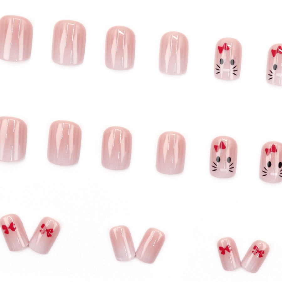 Elegant Minimalist Press-On Nail Set (24pcs) (DESIGN 7542)