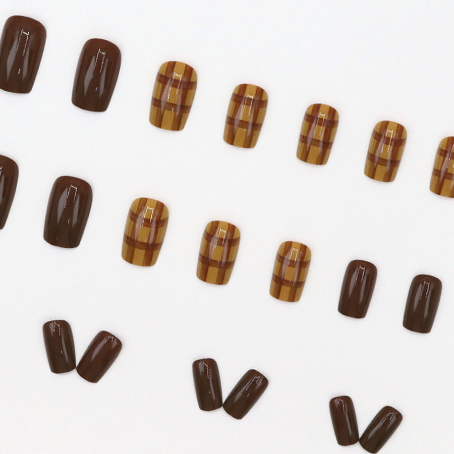 Elegant Minimalist Press-On Nail Set (24pcs) (DESIGN 7648)