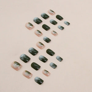 Elegant Minimalist Press-On Nail Set (24pcs) (DESIGN 7372)