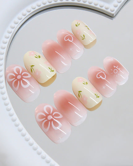 Elegant Minimalist Press-On Nail Set (24pcs) (DESIGN 7405)