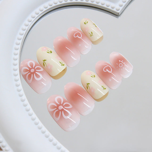 Elegant Minimalist Press-On Nail Set (24pcs) (DESIGN 7405)