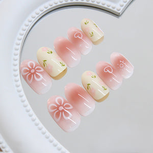 Elegant Minimalist Press-On Nail Set (24pcs) (DESIGN 7405)