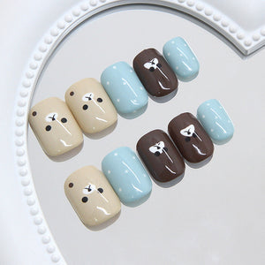 Elegant Minimalist Press-On Nail Set (24pcs) (DESIGN 7313)