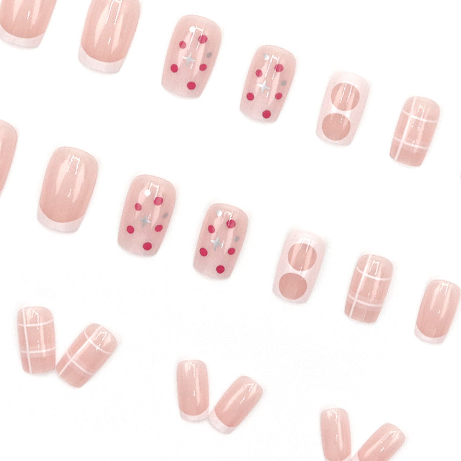 Elegant Minimalist Press-On Nail Set (24pcs) (DESIGN 7563)