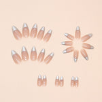 Elegant Minimalist Press-On Nail Set (24pcs) (DESIGN 7386)