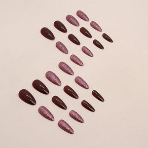Elegant Minimalist Press-On Nail Set (24pcs) (DESIGN 7480)