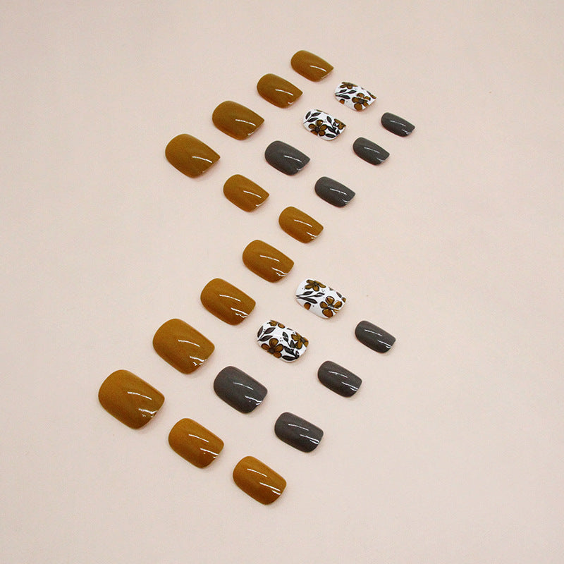 Elegant Minimalist Press-On Nail Set (24pcs) (DESIGN 7396)