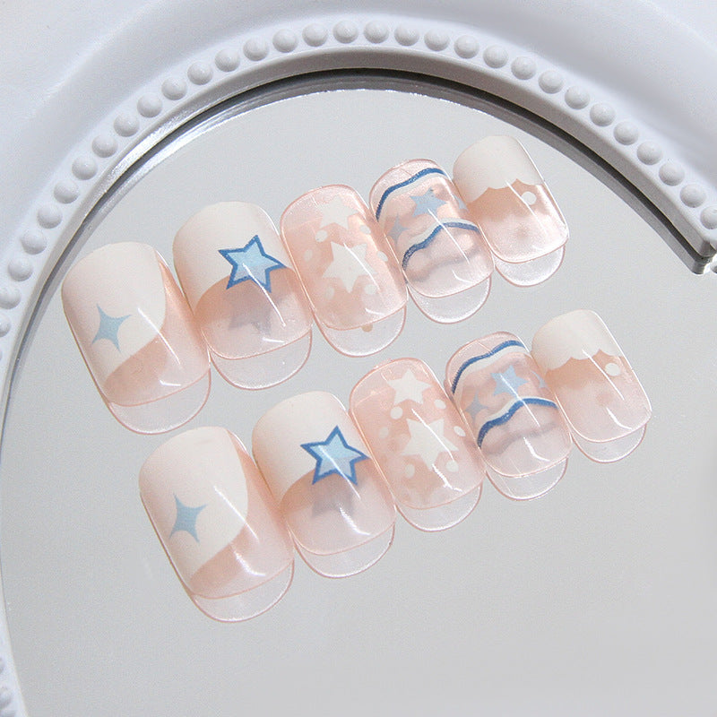 Elegant Minimalist Press-On Nail Set (24pcs) (DESIGN 7309)