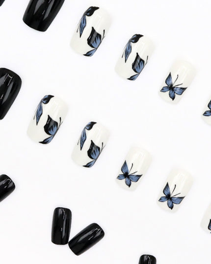 Elegant Minimalist Press-On Nail Set (24pcs) (DESIGN 7589)