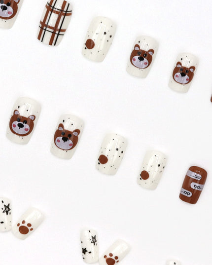 Elegant Minimalist Press-On Nail Set (24pcs) (DESIGN 7603)