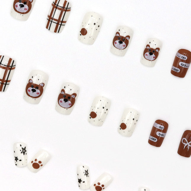 Elegant Minimalist Press-On Nail Set (24pcs) (DESIGN 7603)