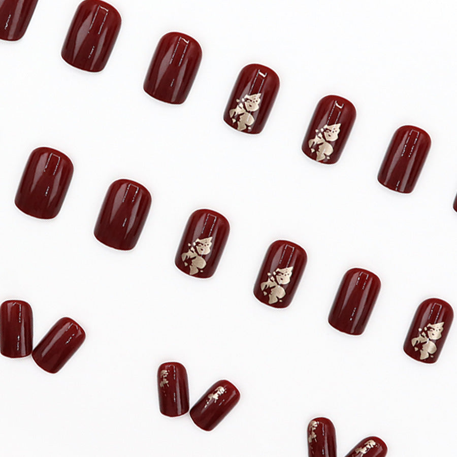 Elegant Minimalist Press-On Nail Set (24pcs) (DESIGN 7559)