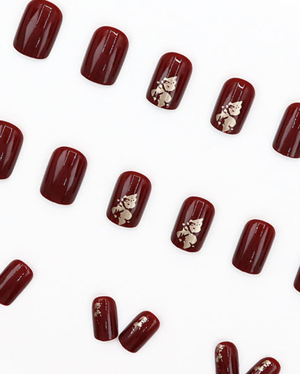 Elegant Minimalist Press-On Nail Set (24pcs) (DESIGN 7559)