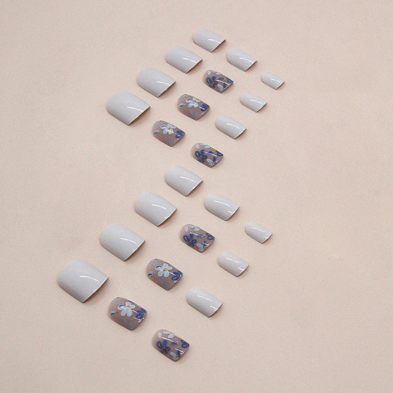 Elegant Minimalist Press-On Nail Set (24pcs) (DESIGN 7349)