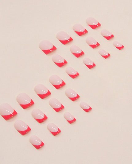 Elegant Minimalist Press-On Nail Set (24pcs) (DESIGN 7398)