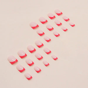 Elegant Minimalist Press-On Nail Set (24pcs) (DESIGN 7398)