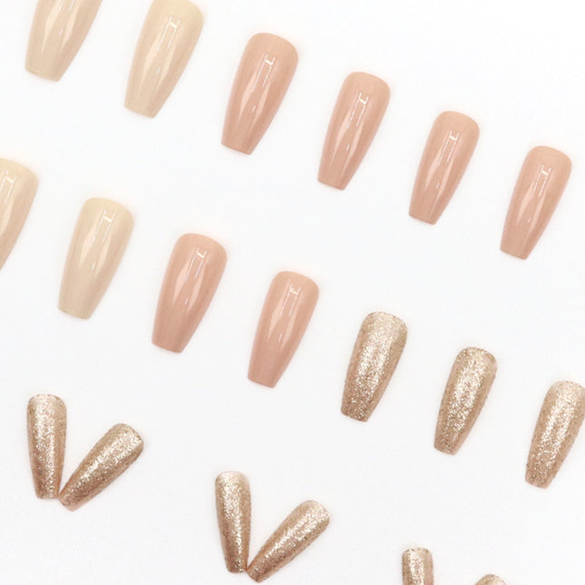 Elegant Minimalist Press-On Nail Set (24pcs) (DESIGN 7633)