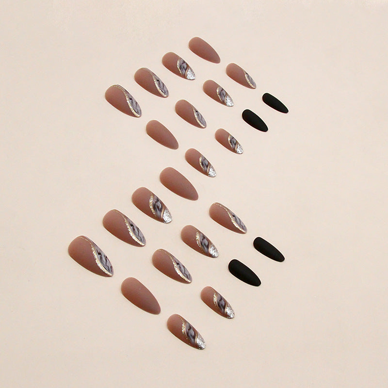 Elegant Minimalist Press-On Nail Set (24pcs) (DESIGN 7473)