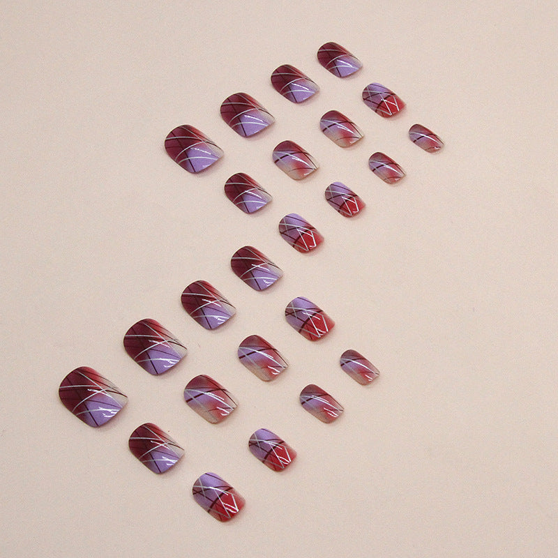 Elegant Minimalist Press-On Nail Set (24pcs) (DESIGN 7341)