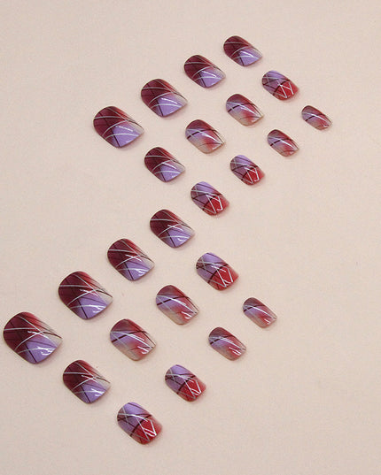 Elegant Minimalist Press-On Nail Set (24pcs) (DESIGN 7341)