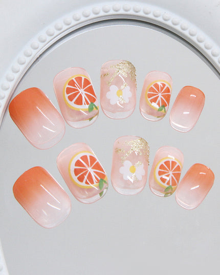 Elegant Minimalist Press-On Nail Set (24pcs) (DESIGN 7404)