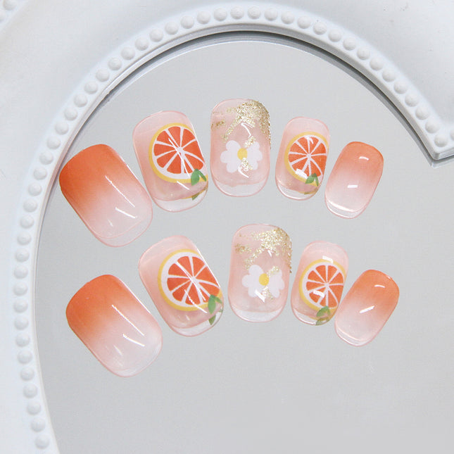 Elegant Minimalist Press-On Nail Set (24pcs) (DESIGN 7404)