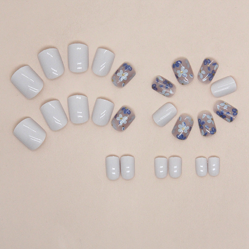 Elegant Minimalist Press-On Nail Set (24pcs) (DESIGN 7349)