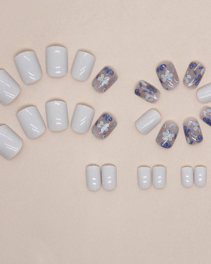 Elegant Minimalist Press-On Nail Set (24pcs) (DESIGN 7349)