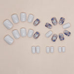 Elegant Minimalist Press-On Nail Set (24pcs) (DESIGN 7349)