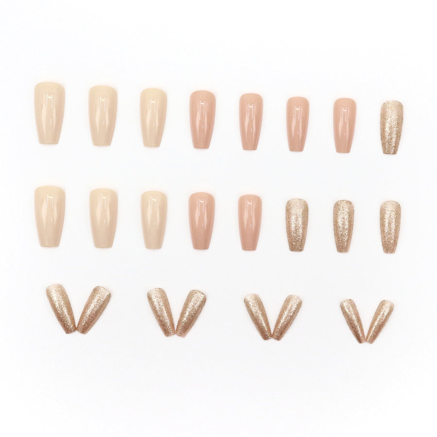 Elegant Minimalist Press-On Nail Set (24pcs) (DESIGN 7633)