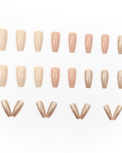 Elegant Minimalist Press-On Nail Set (24pcs) (DESIGN 7633)