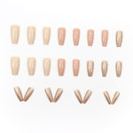 Elegant Minimalist Press-On Nail Set (24pcs) (DESIGN 7633)