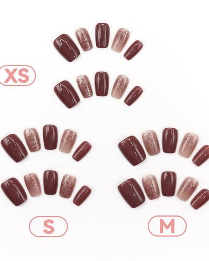 Elegant Minimalist Press-On Nail Set (24pcs) (DESIGN 7529)