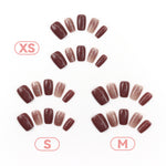 Elegant Minimalist Press-On Nail Set (24pcs) (DESIGN 7529)