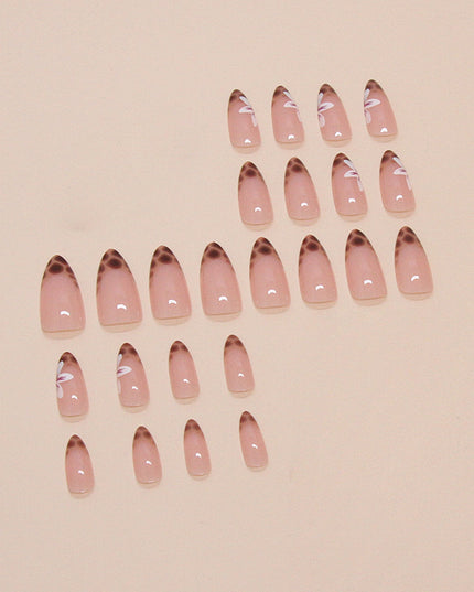Elegant Minimalist Press-On Nail Set (24pcs) (DESIGN 7388)