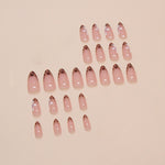 Elegant Minimalist Press-On Nail Set (24pcs) (DESIGN 7388)