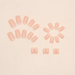 Elegant Minimalist Press-On Nail Set (24pcs) (DESIGN 7462)