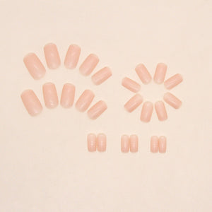 Elegant Minimalist Press-On Nail Set (24pcs) (DESIGN 7462)