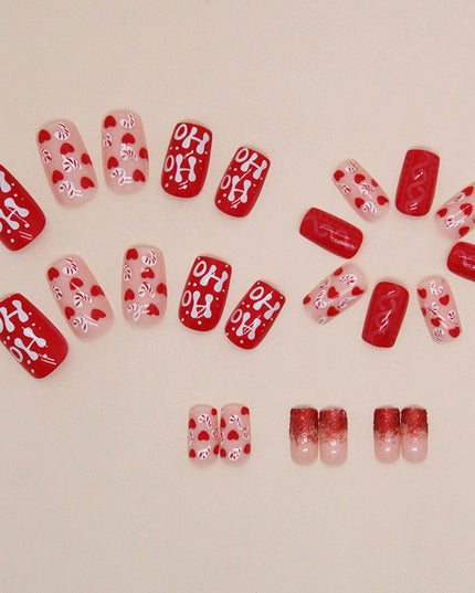 Elegant Minimalist Press-On Nail Set (24pcs) (DESIGN 7438)